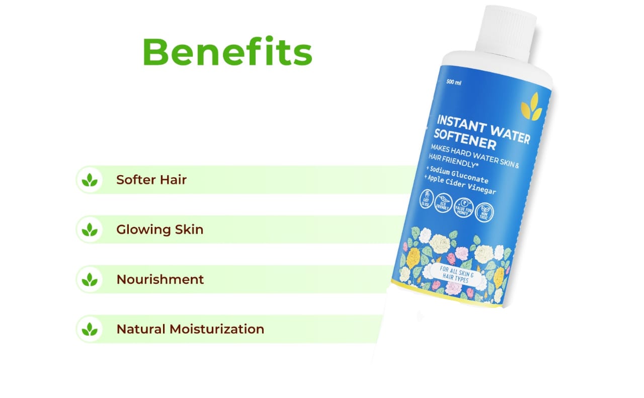 ((PACK OF 3 )) Instant Water Softener for Hair Loss Due to Hard Water