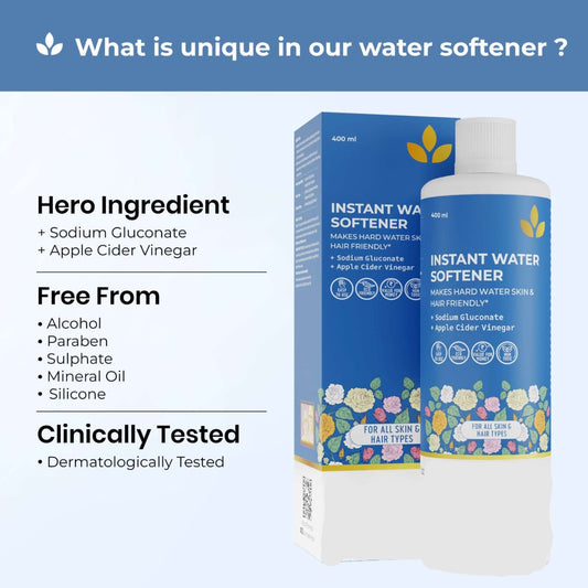 ((PACK OF 3 )) Instant Water Softener for Hair Loss Due to Hard Water